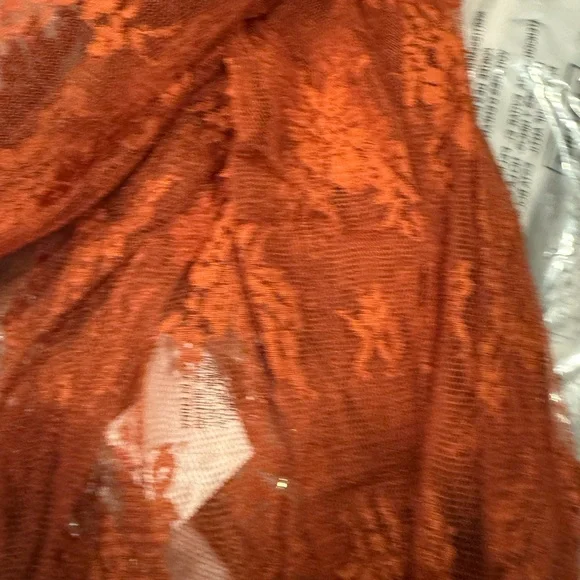 Brown Sheer Lace Cardigan - Picture 4 of 4